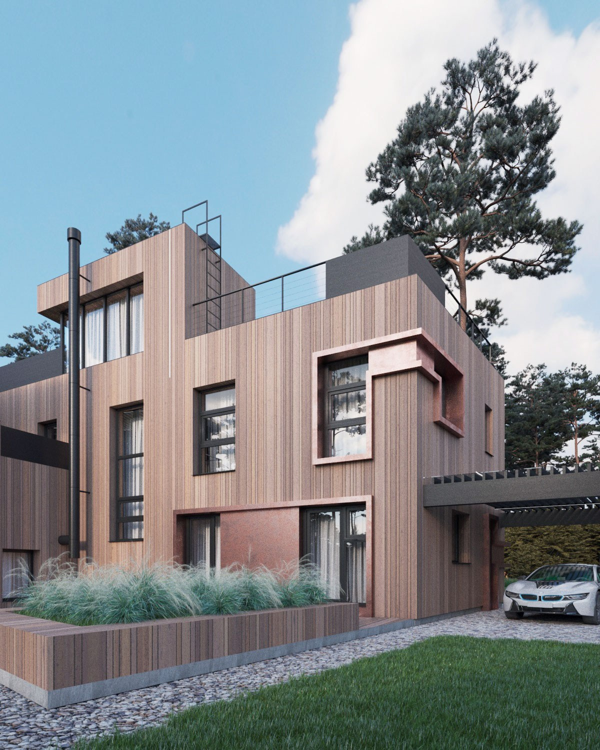 PineHouse. SAAS Селиванов Алексей Архитектурная Студия