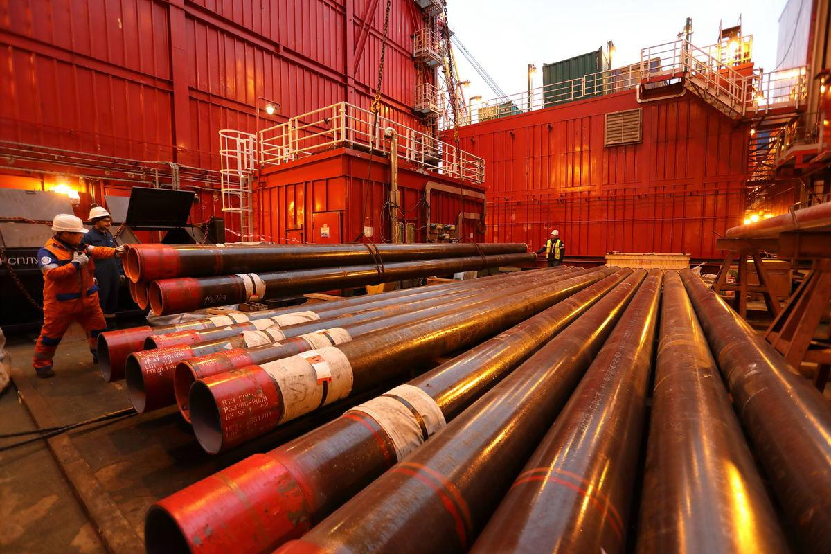 Приразломная — ледостойкая нефтяная платформа, Баренцево море, Арктика. Заказчик: Газпромнефть