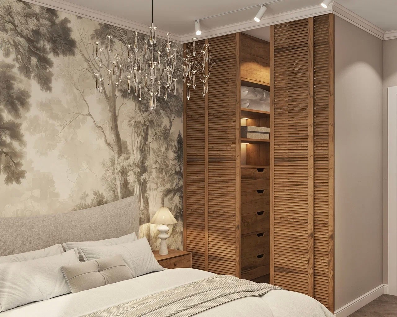 Евротрешка Гардероб при Мастер спальне. Design ViVi — Создаем пространство в котором хочется жить