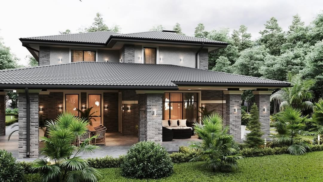 Дом в стиле Райта. Архитектор Вера Каракезиди