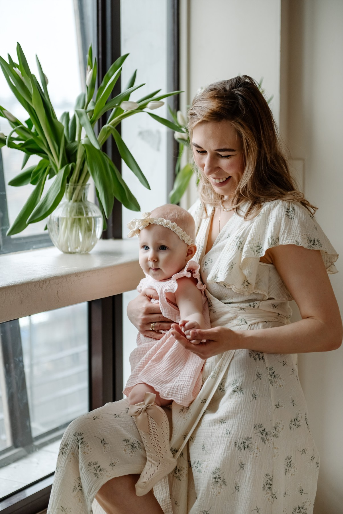 Семейная фотосессия с тюльпанами. Свадебный и семейный фотограф в Санкт-Петербурге Елена Худякова