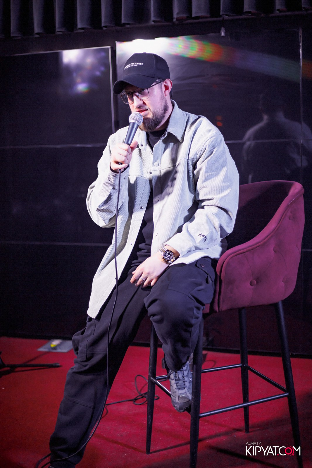 STAND UP КОНЦЕРТ АЛЕКСАНДРА МЕРКУЛЬ ESTATE KARAOKE BAR. КИПЯТКОМ АЛМАТЫ! Фотосъемка мероприятий в Алматы