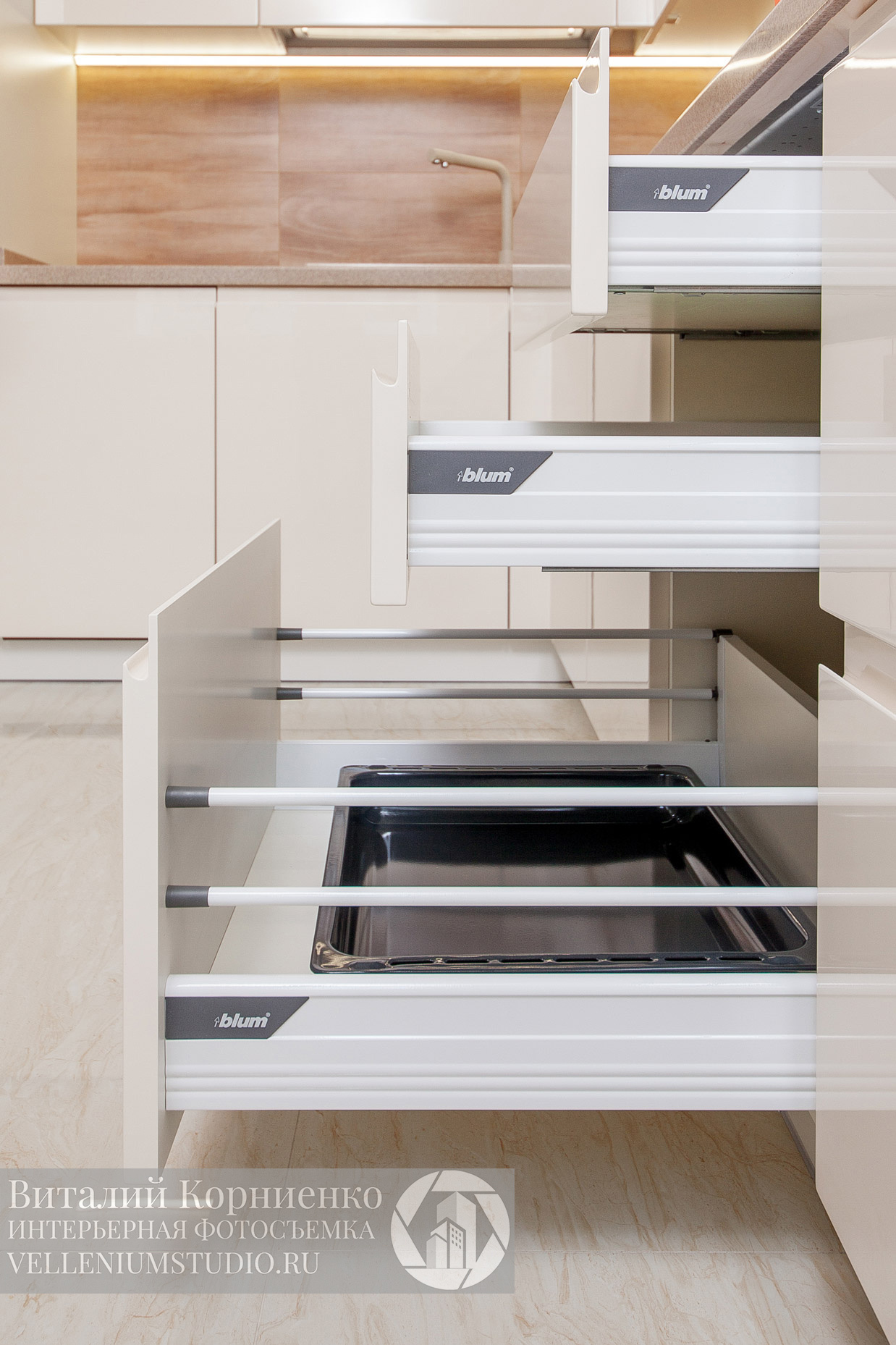 Кухня П образная. Интерьерный фотограф Краснодар: профессионально по доступным ценам