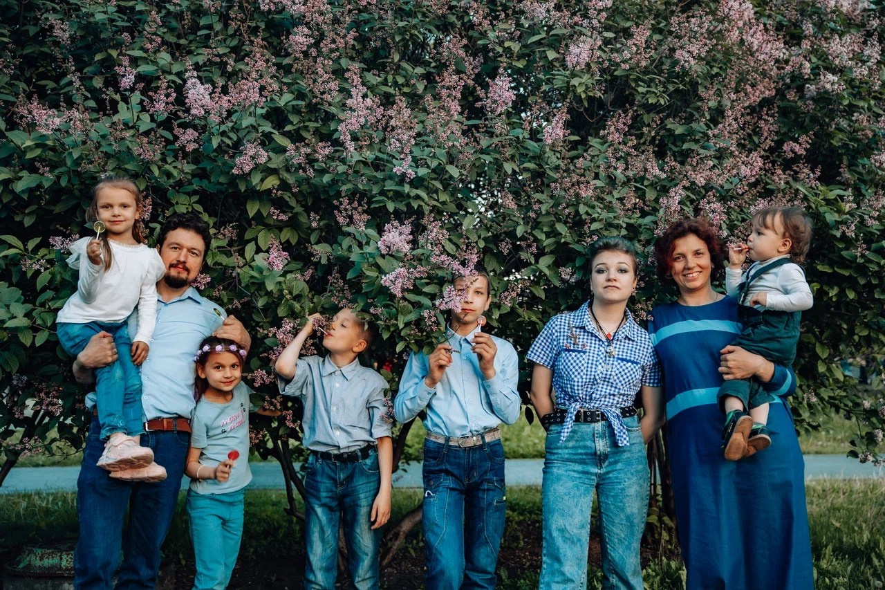 Семейная фотопрогулка. Семейный фотограф и фотограф на Крещение, Венчание в Москве и Подмосковье Людмила Клюева