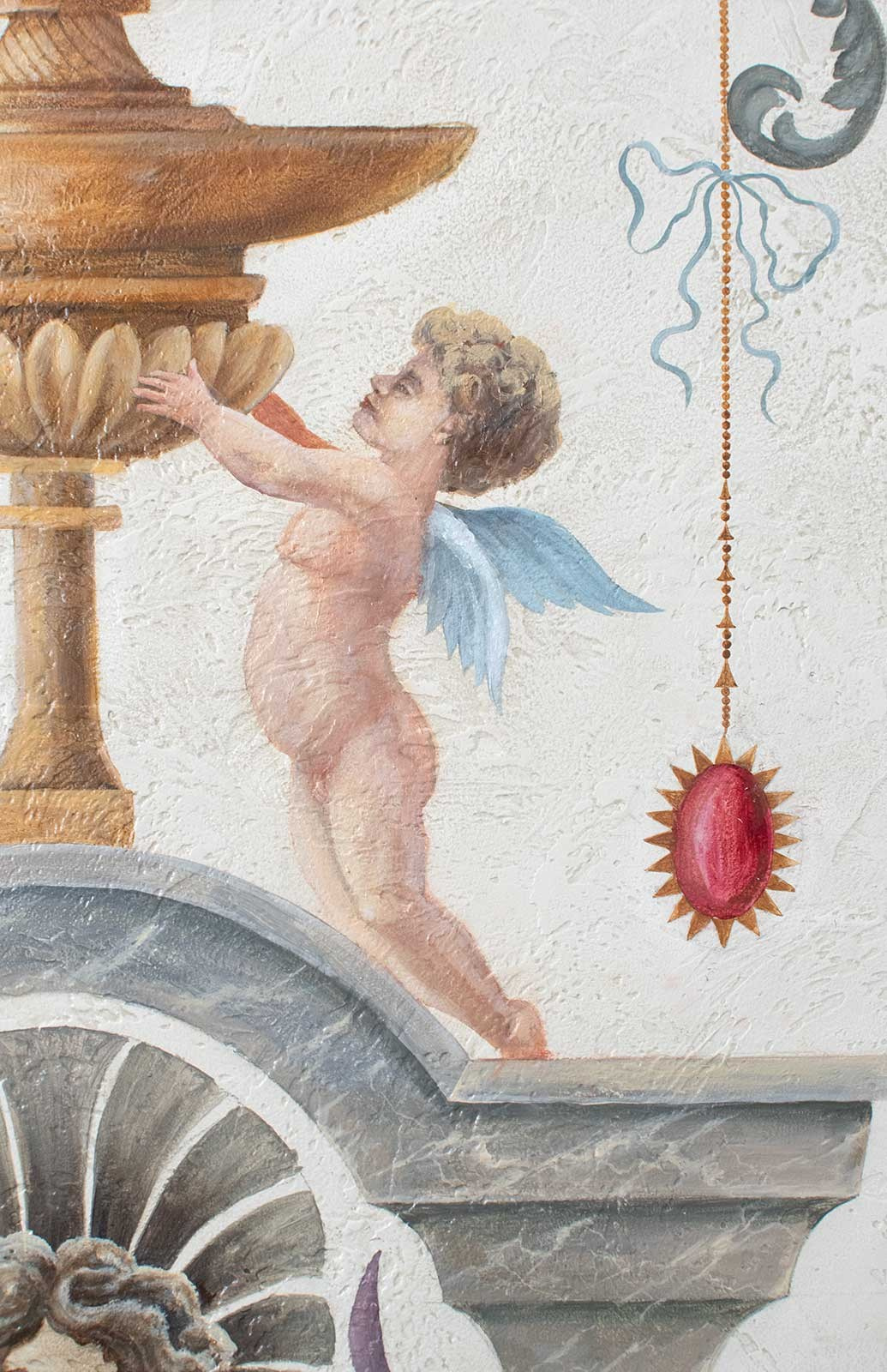 Роспись стен замок