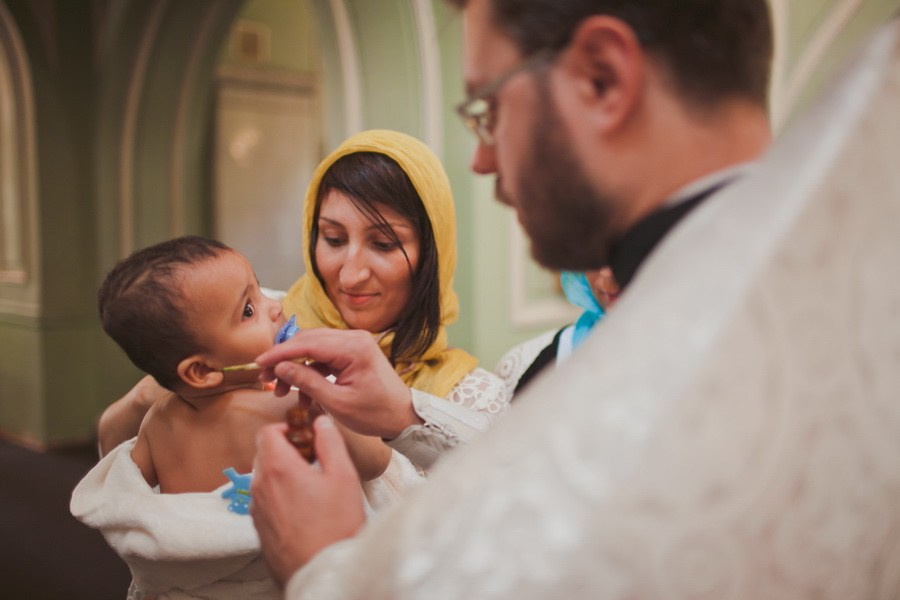 Крещение Знаменская церковь, г. Пушкин. Фотограф на крещение в Санкт Петербурге