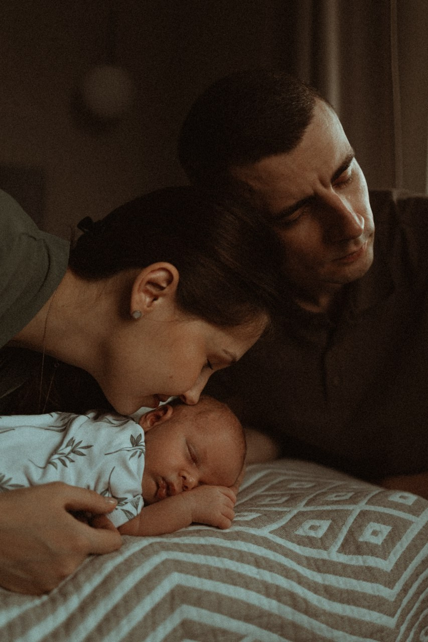 Семейная съёмка с новорожденным в Москве. Ванечка. Семейный фотограф в Москве и Люберцах Юлия Гуськова