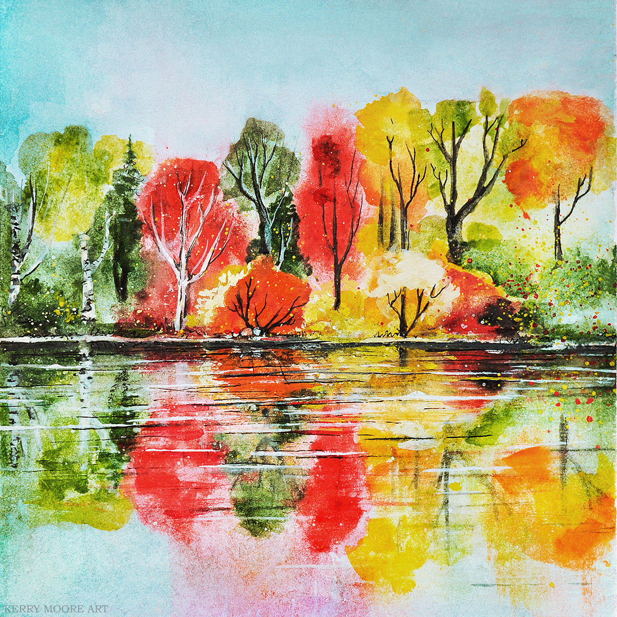 Акварельные иллюстрации и открытки художницы Kerry Moore. Фотограф и художник Kerry Moore