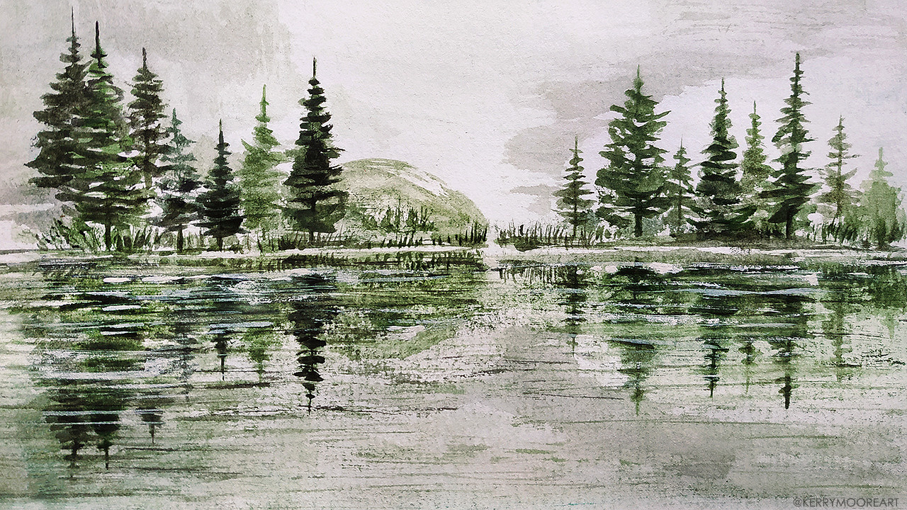 Акварельные иллюстрации и открытки художницы Kerry Moore. Фотограф и художник Kerry Moore