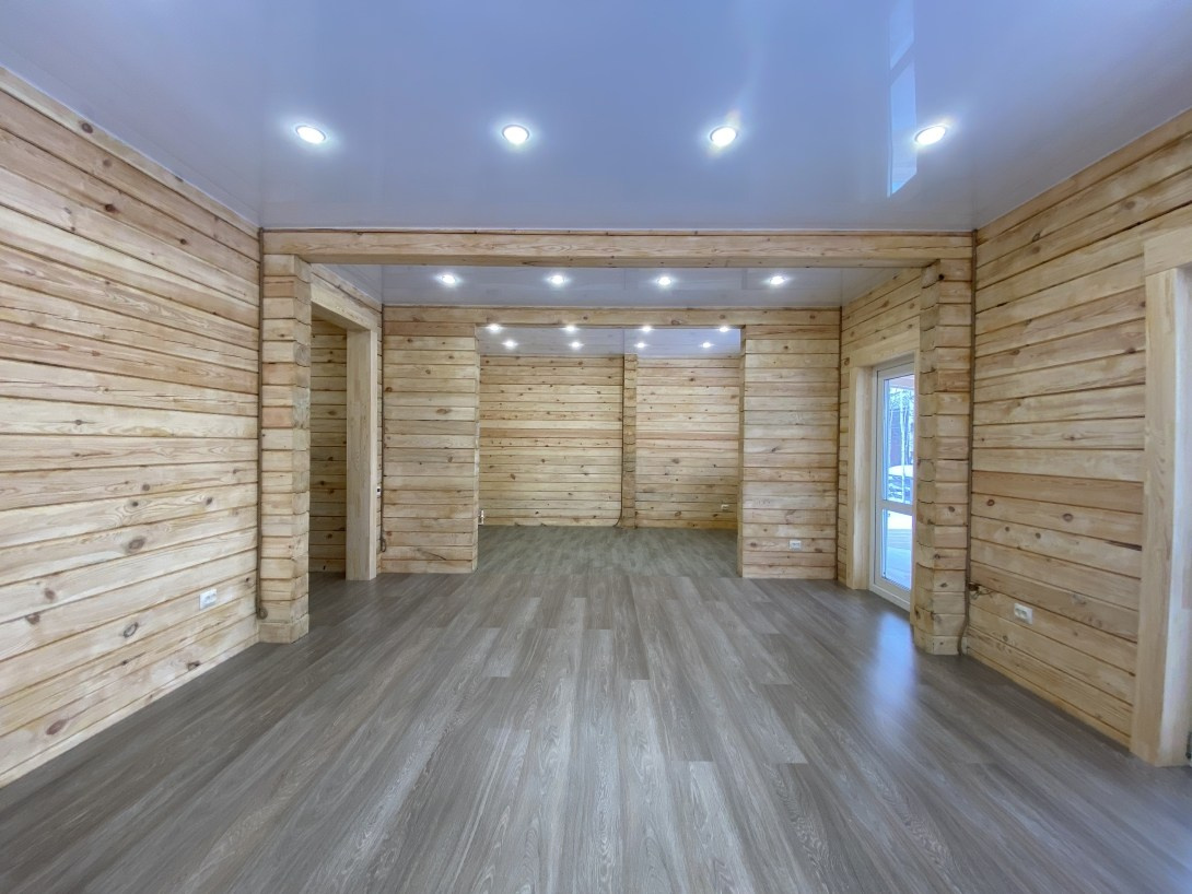 Студия + 3 спальни 119 м². Уральский завод Профилированного бруса в Челябинске