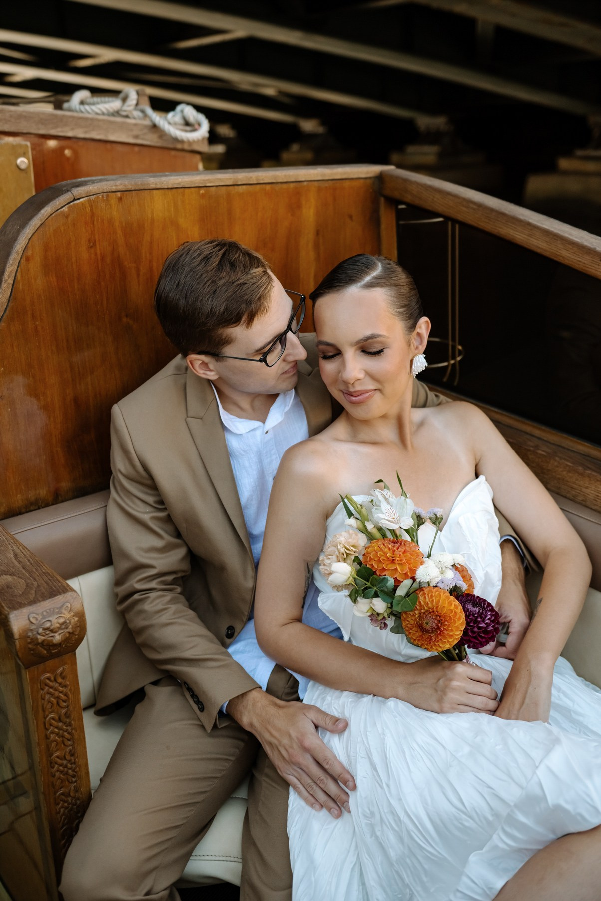 Свадьба на катере. Свадебный и сеейный фотограф в Санкт-Петербурге Елена Худякова