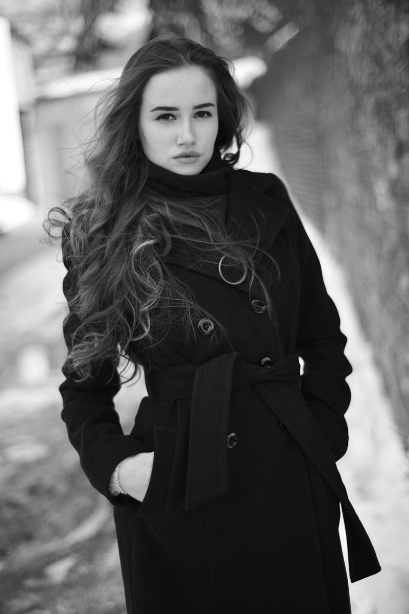 Черно белая фотосессия. Юля Лескова.