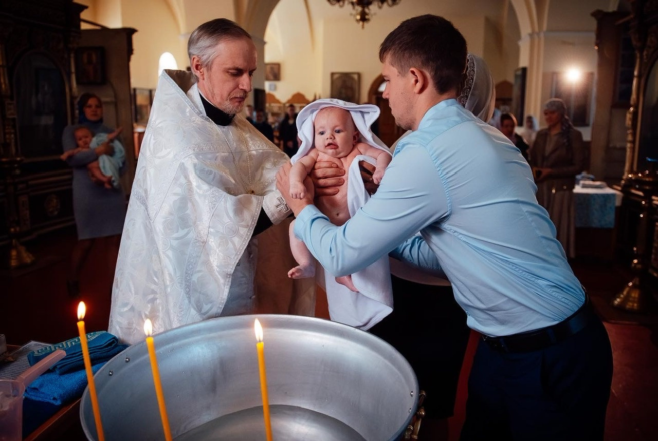 Таинство крещения. Фотограф Пенза Михаил Реховский