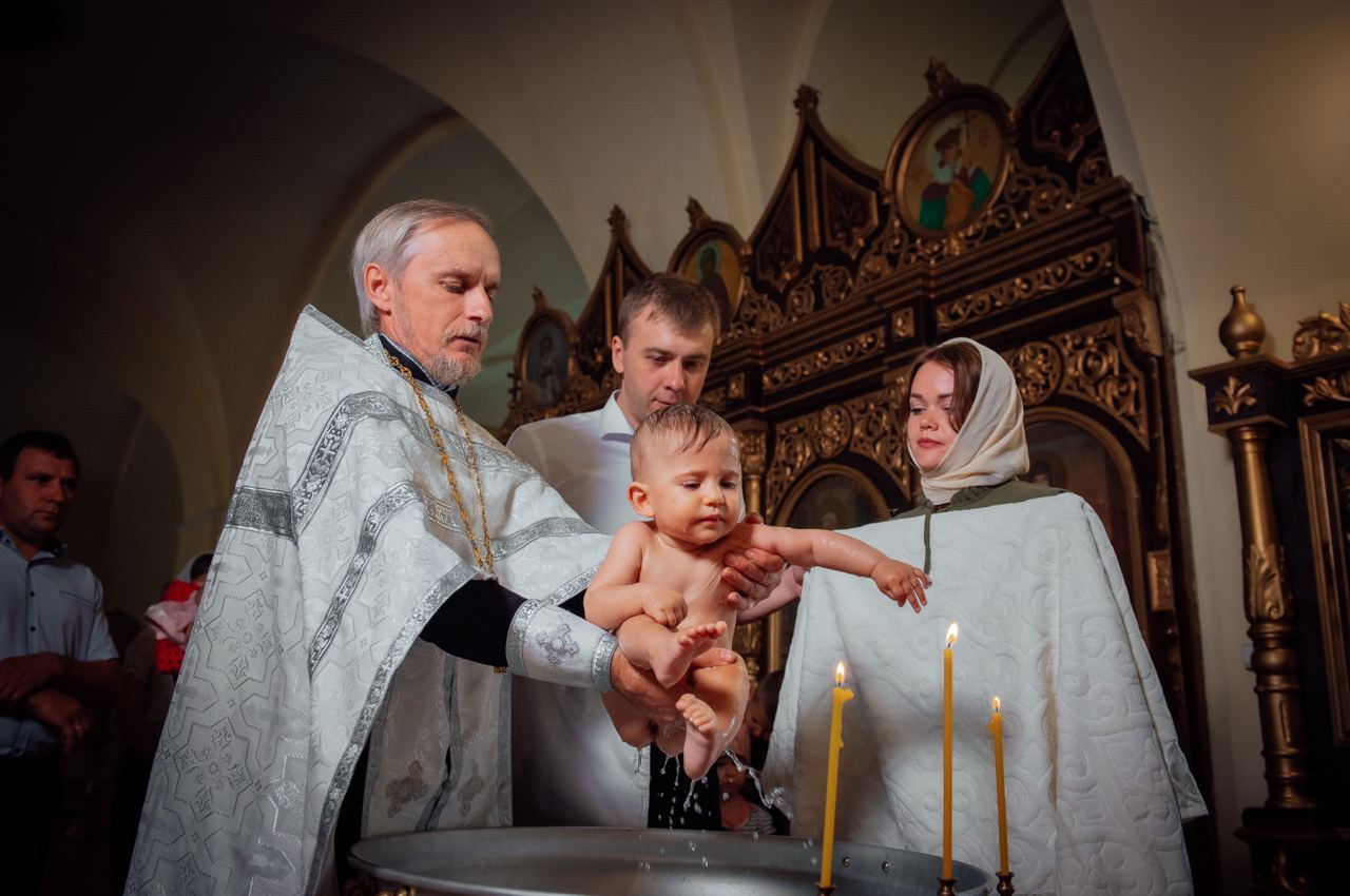 Таинство крещения. Фотограф Пенза Михаил Реховский