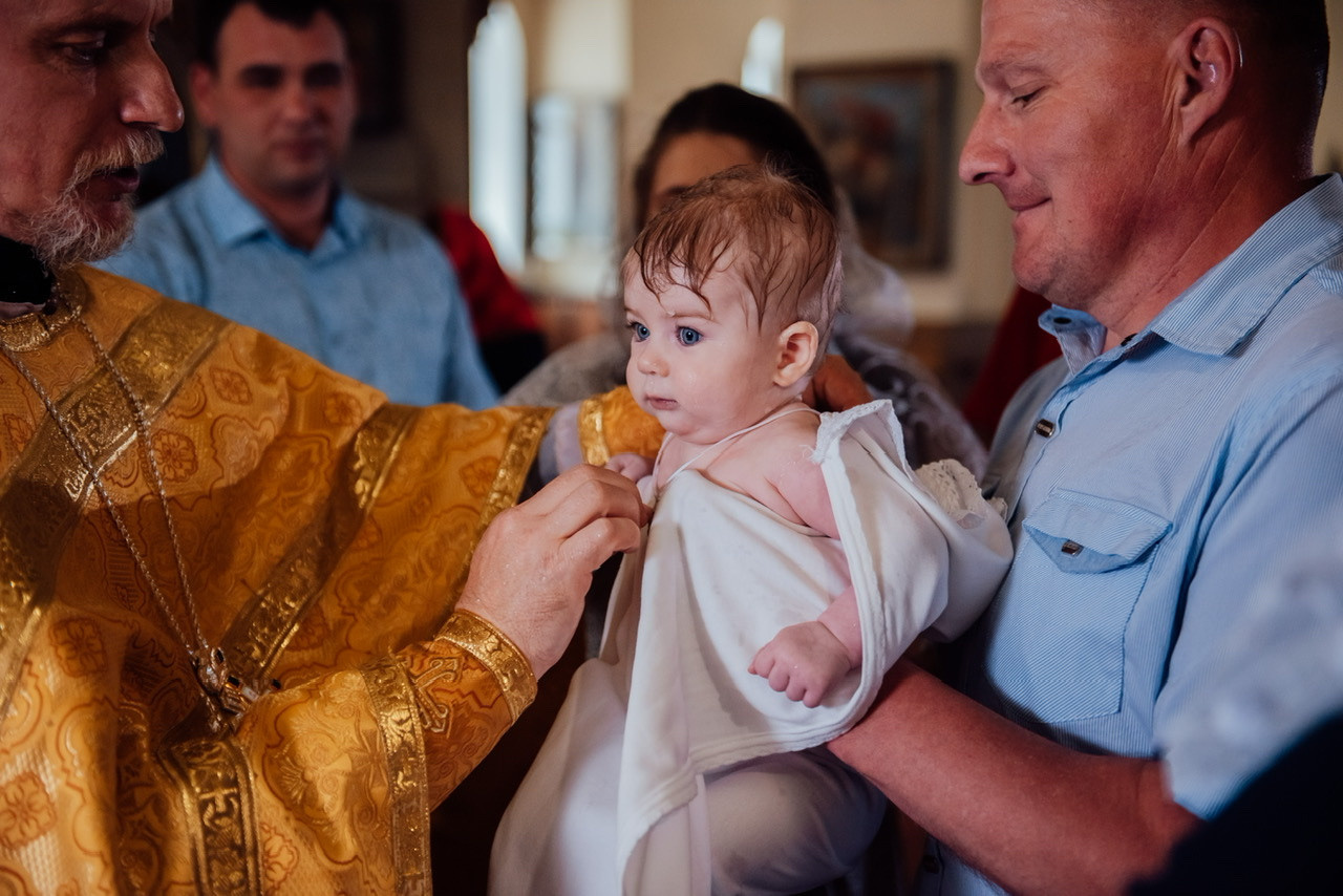 Таинство крещения. Фотограф Пенза Михаил Реховский