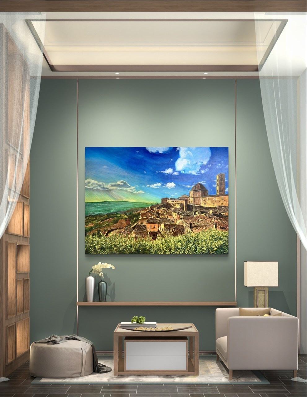 Серия «Города — великие творения рук человеческих». Картины пейзаж