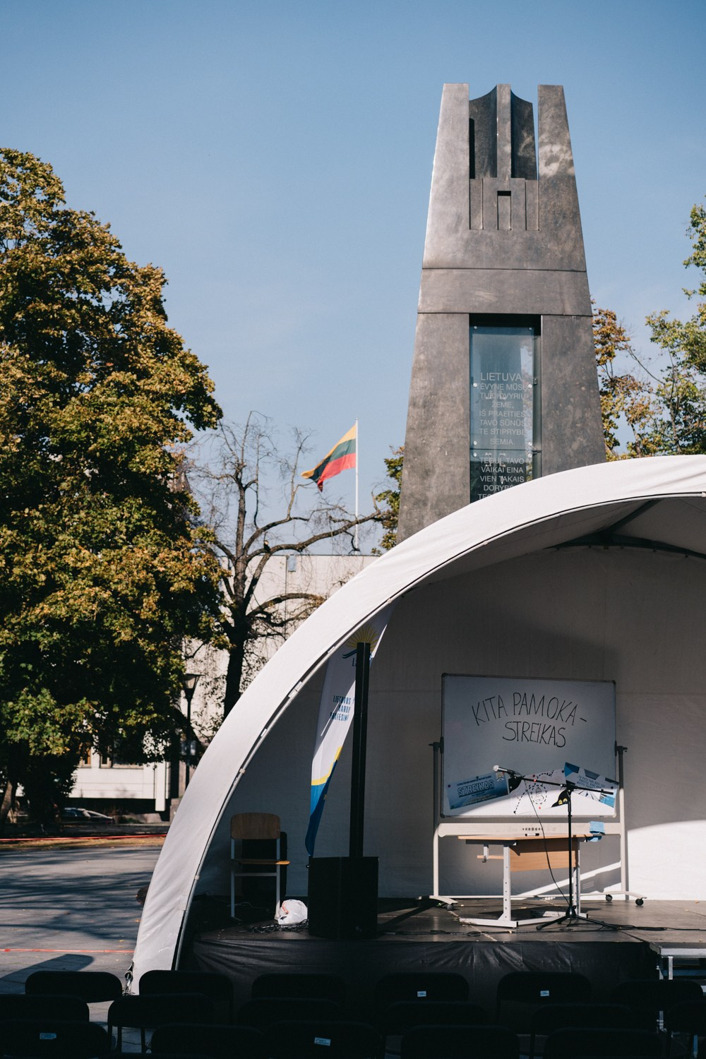 Mokytojų Streikas. Photographer in Vilnius