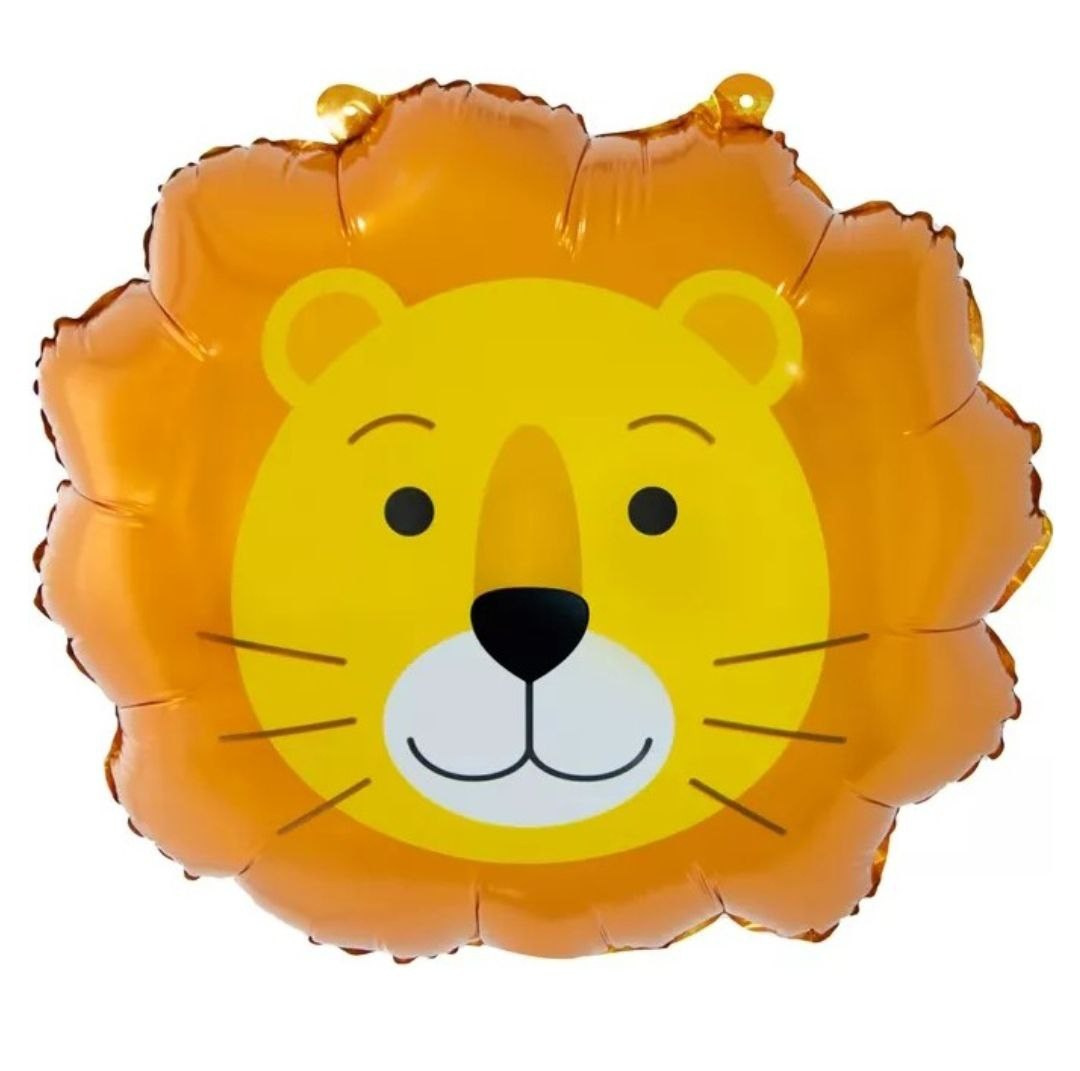  Фольгированный шар Милый лев голова, 58 см,700 рублей