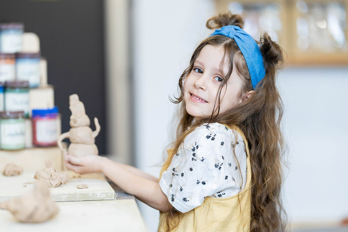 Семейные истории в гончарной мастерской. Детский и семейный фотограф Домодедово