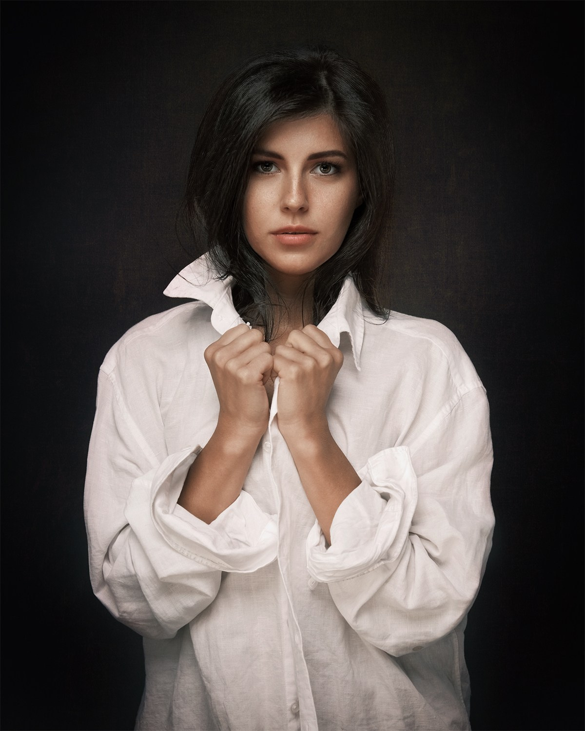 #05 female studio portrait. Professional photoartist in St. Petersburg (wedding, reportage, portrait, model book, love story) Alexander Shvedov