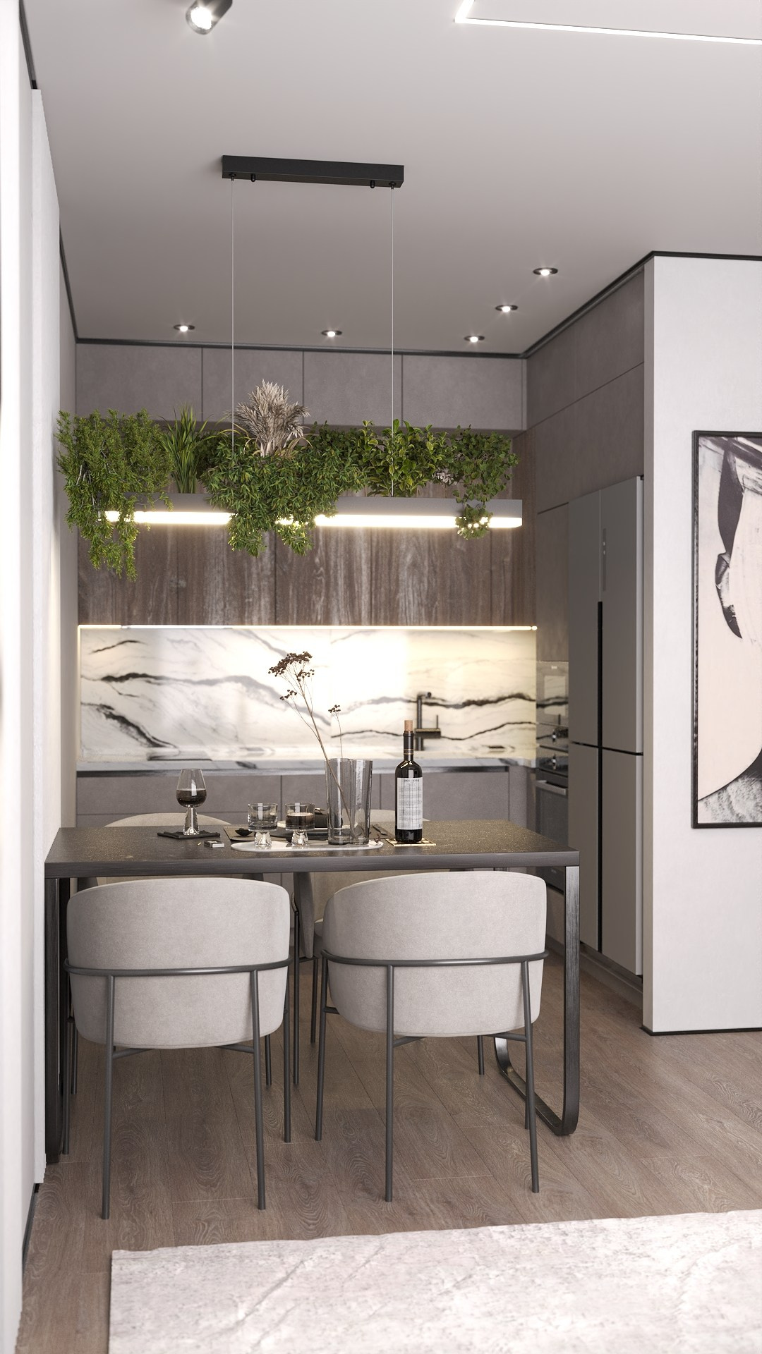 Г. Екатеринбург ЖК Repin Towers 45 м². БК студия дизайна интерьера