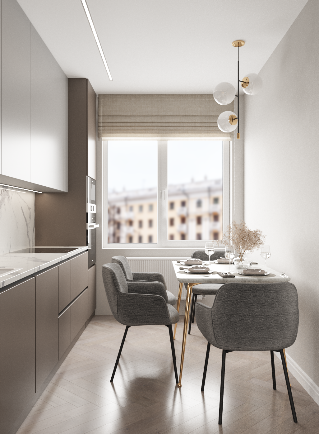 Квартира в современном стиле. Дизайнер интерьеров Ростов-на-Дону Кристина Карпенко