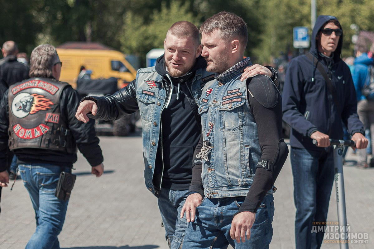 Слёт байкеров