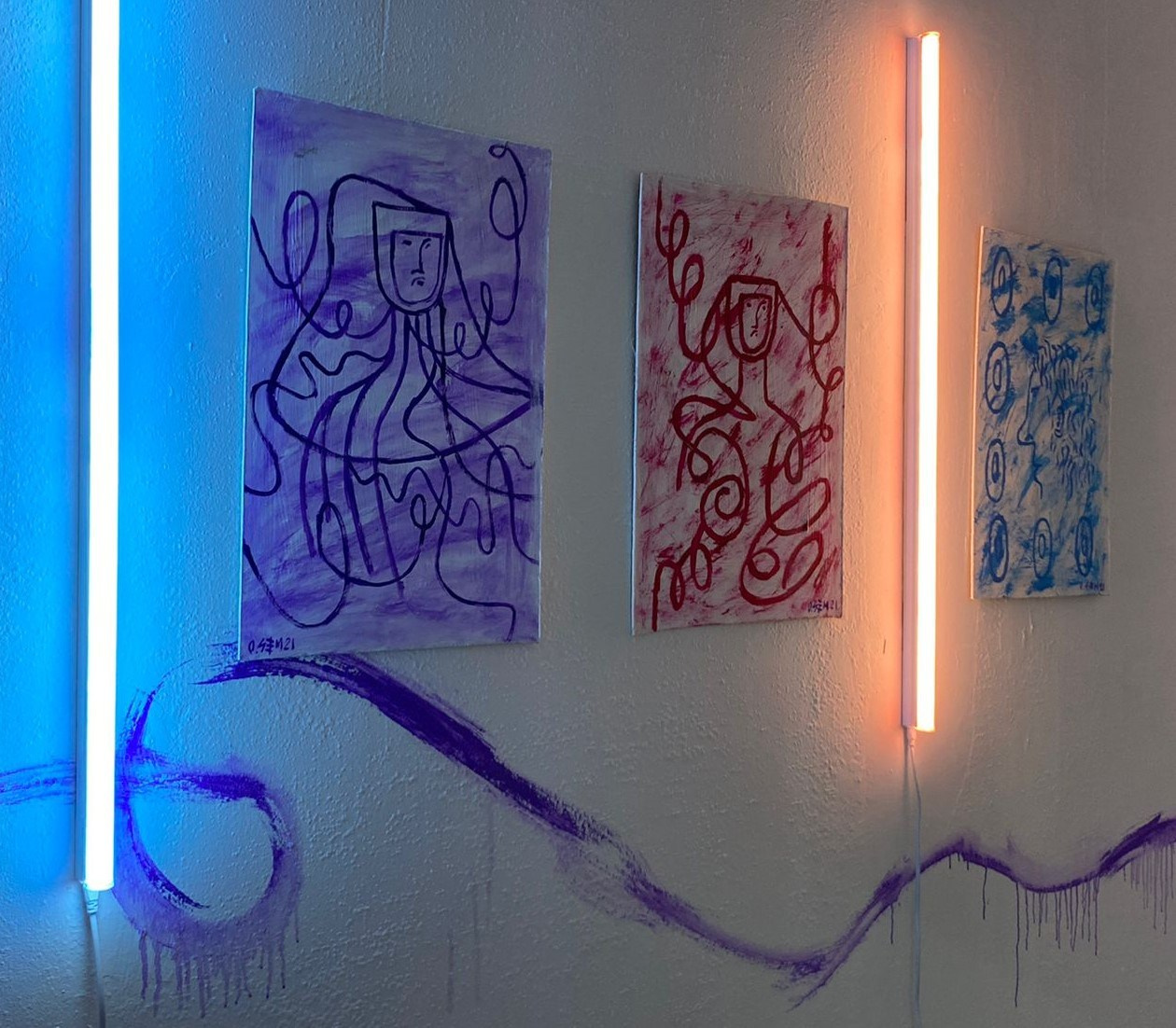 Three Rooms (Gallery 22, 2021). Artist Oleg Semenovykh