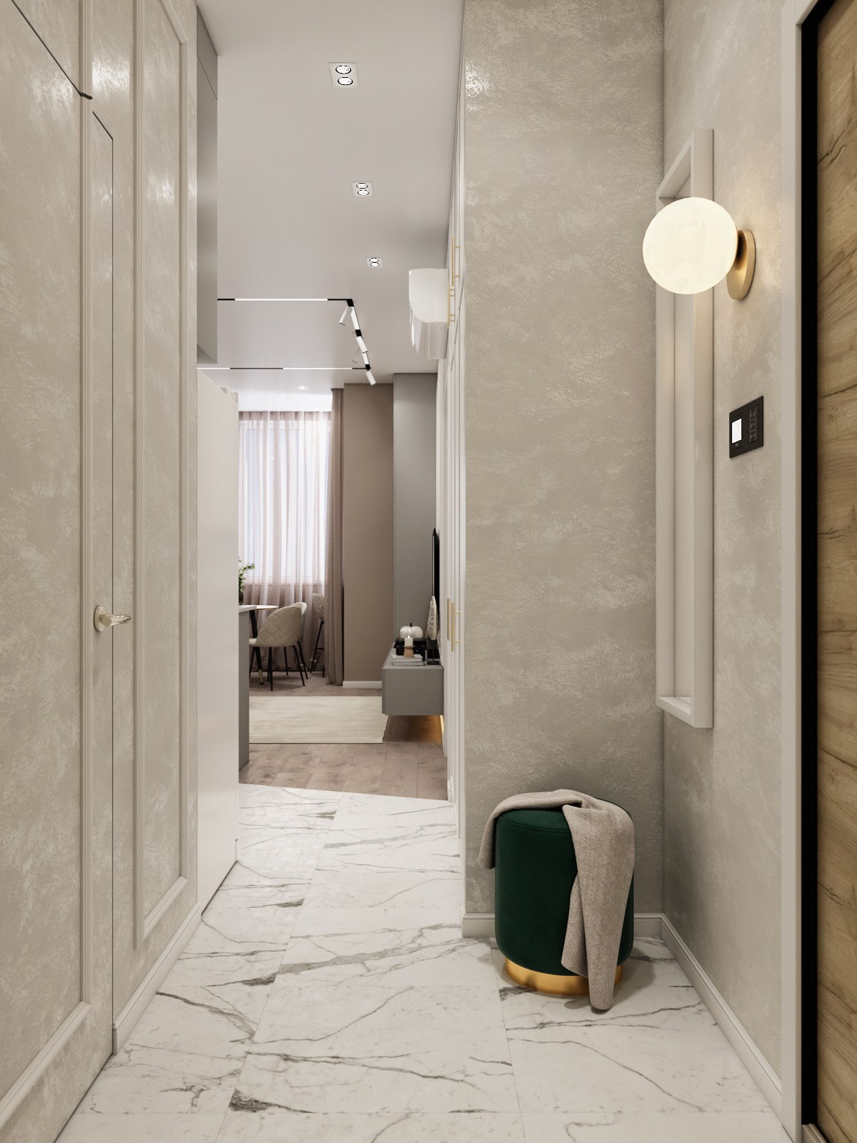 Квартира ЖК Садовый квартал, г. Владивосток. Дизайн-проекты жилых и общественных пространств во Владивостоке