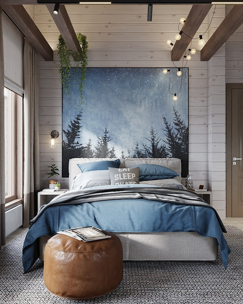 Дом из  бруса 250 м², Московская обл., к/п Гринвуд. Студия дизайна