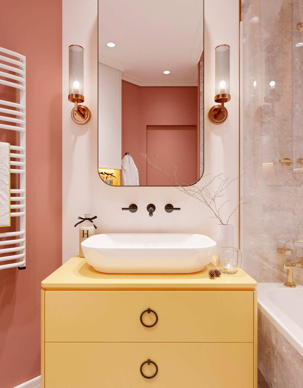 Жилое пространство для девушки в Санкт-Петербурге. Дизайнер интерьера Троилова Арина