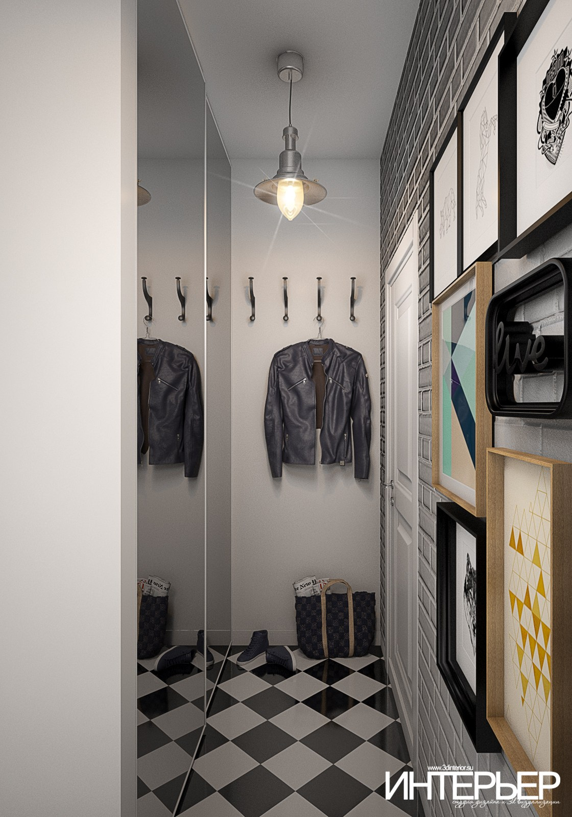 Портфолио. Дизайн интерьера, 3D визуализация и 3D моделирование. Создание проектов и чертежей. КМВ: Кисловодск, Пятигорск, Ессентуки и удаленно