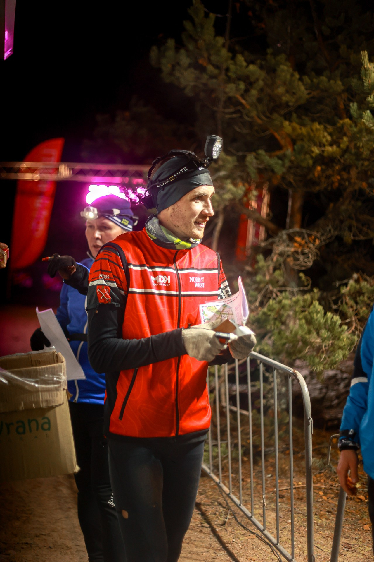 Ночная съемка мероприятия