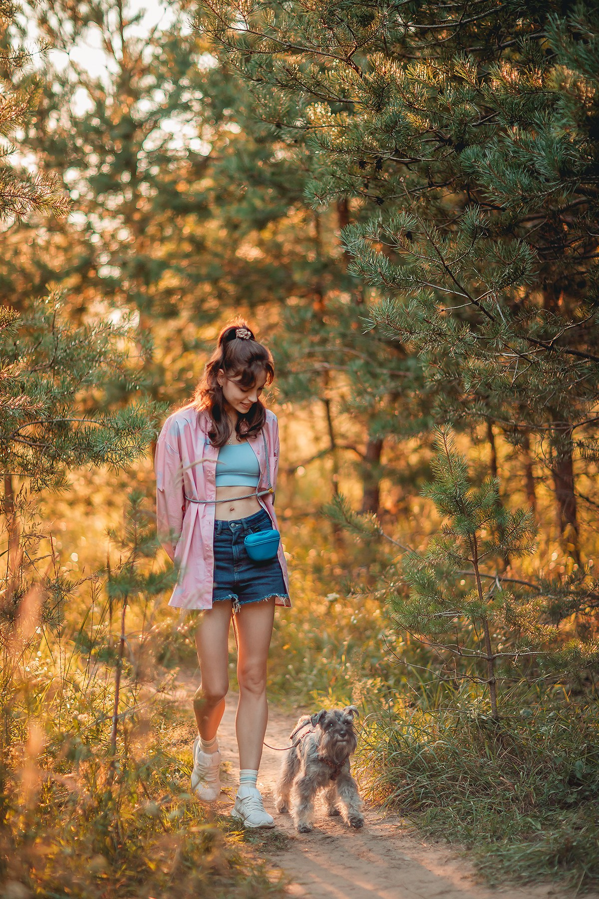 Оля и Ася. Семейный фотограф анималист Мария Крючкова