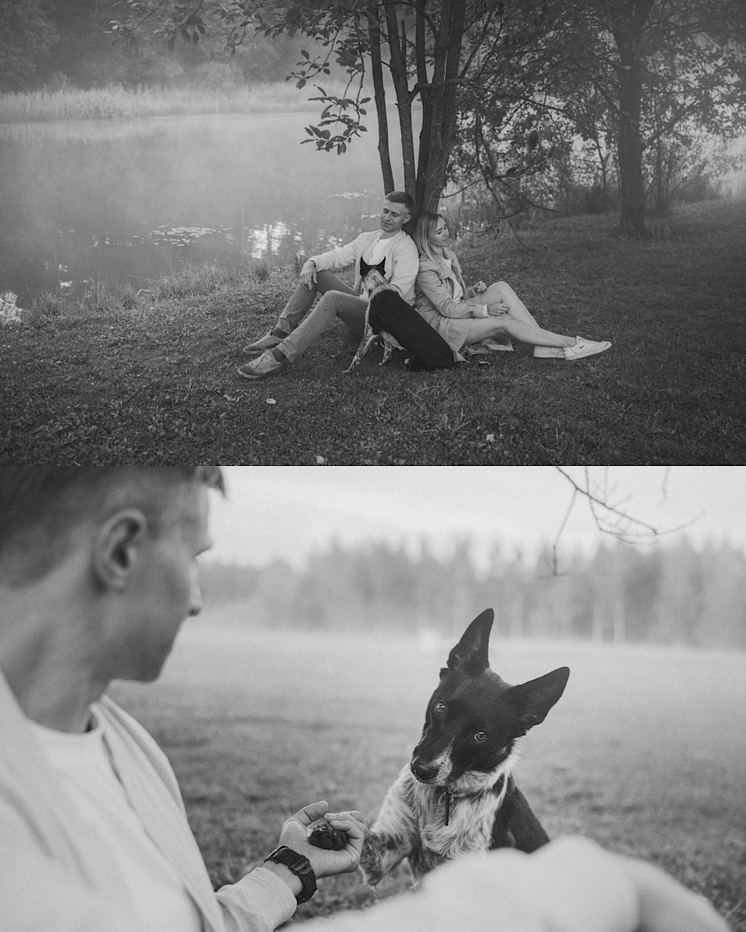 Катя, Сергей и Флинт. Фотограф анималист в Москве и Санкт-Петербурге Свиридова Анна