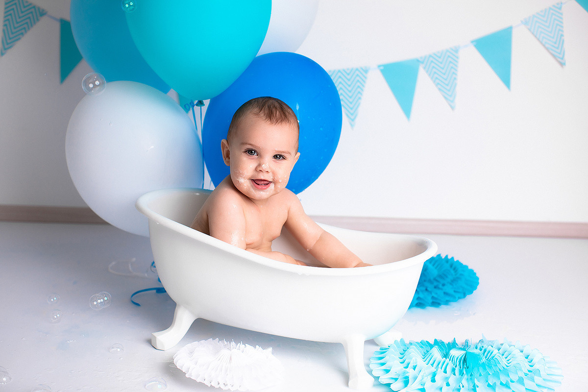 Молочные ванночки (доплата 1000 руб). Фотограф новорождённых и детей до года на КМВ