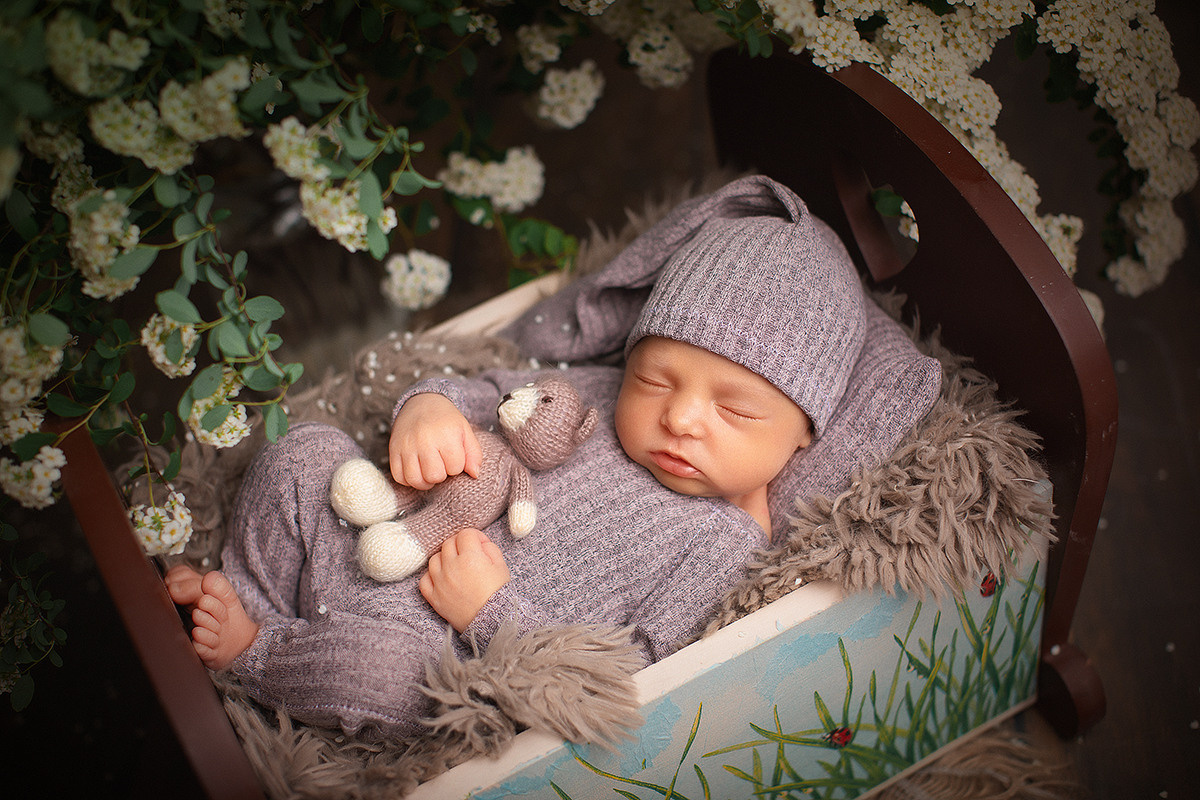 Портфолио фотосессия для новорожденных. Фотограф новорождённых и детей до года на КМВ