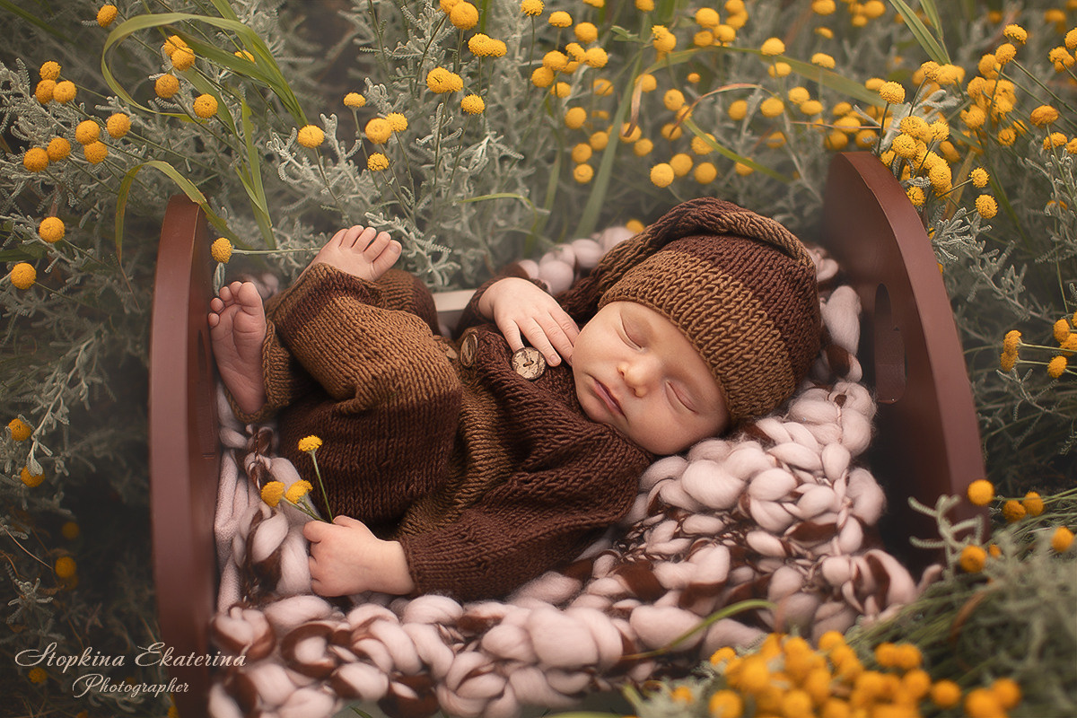Портфолио фотосессия для новорожденных. Фотограф новорождённых и детей до года на КМВ