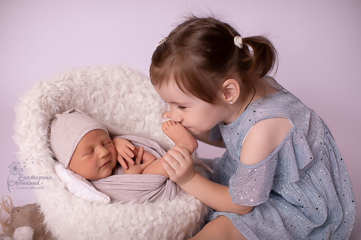Портфолио фотосессия для новорожденных. Фотограф новорождённых и детей до года на КМВ