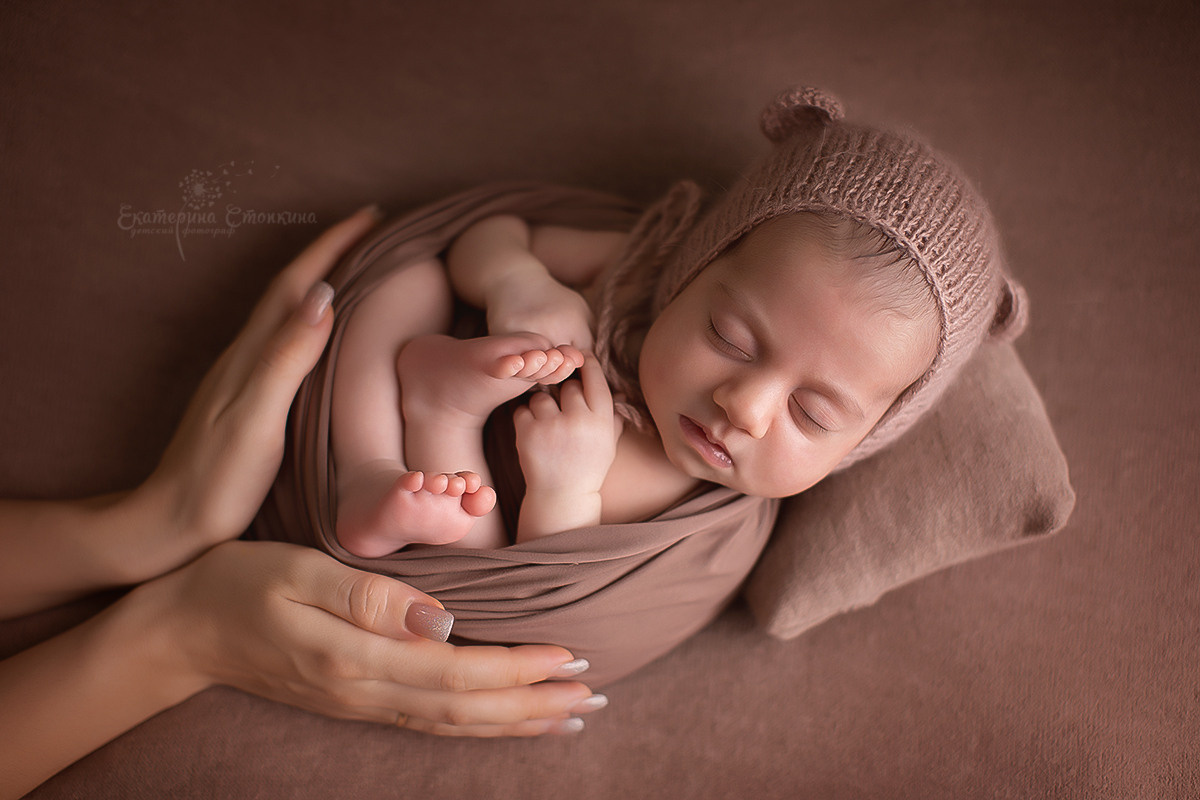 Портфолио фотосессия для новорожденных. Фотограф новорождённых и детей до года на КМВ
