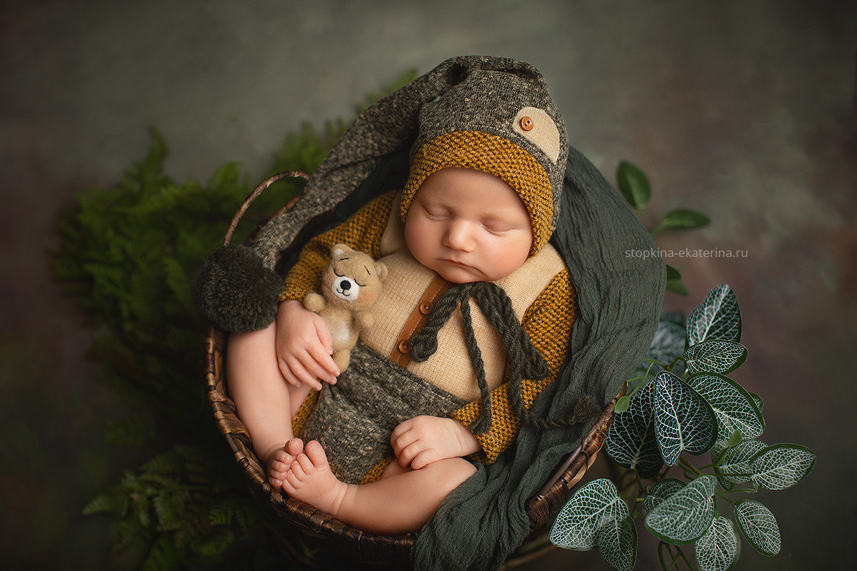 Портфолио фотосессия для новорожденных. Фотограф новорождённых и детей до года на КМВ