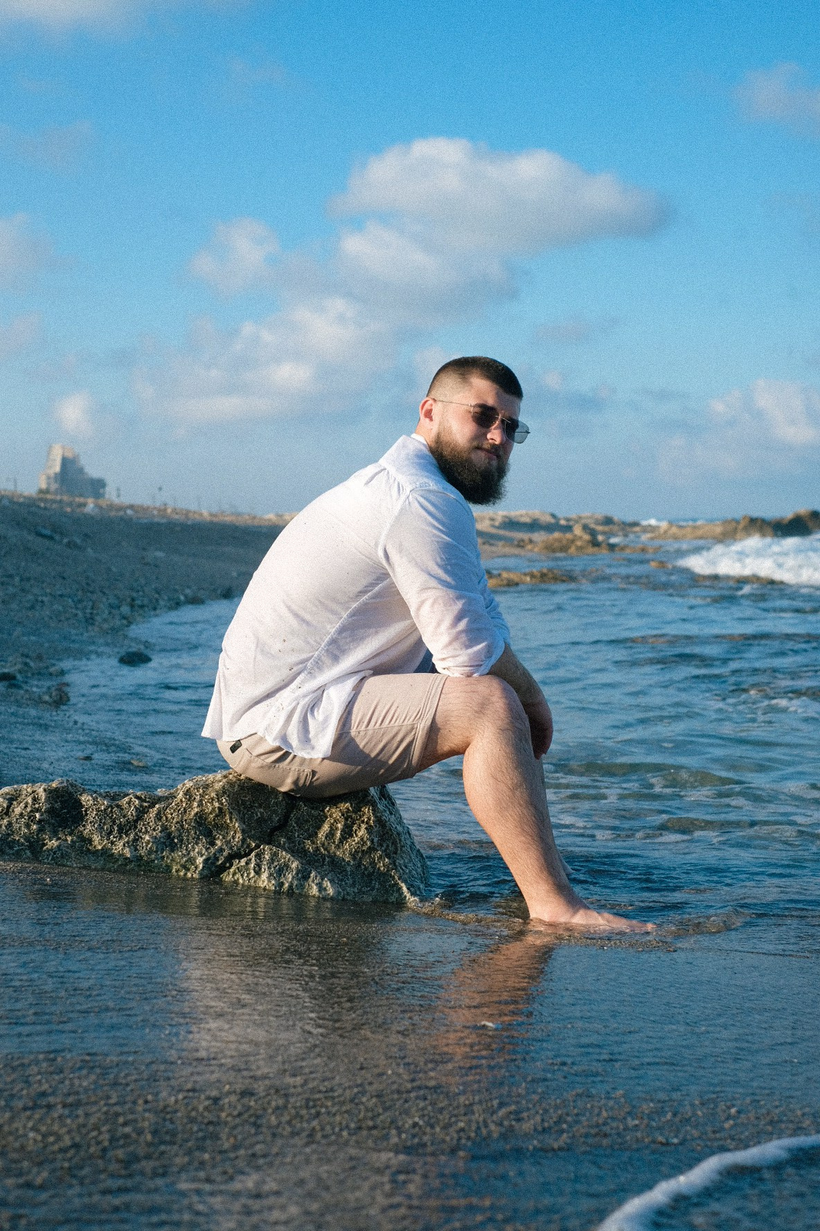 Парная съемка на море. Фотограф Полина Гольдис