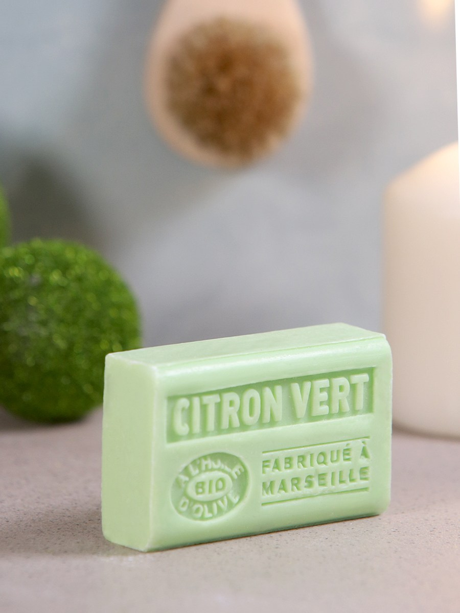 Фото зелёного мыла Citron Vert — предметная съёмка для маркетплейсов.