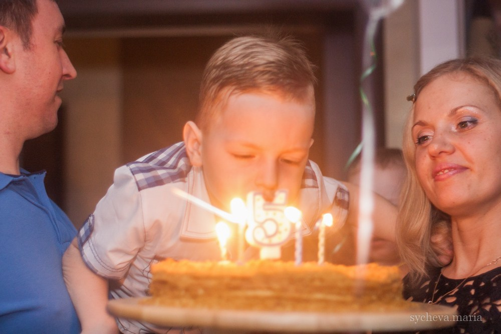 День рождения Алёши дома. Детский и семейный фотограф, фотограф мероприятий Нижний Новгород