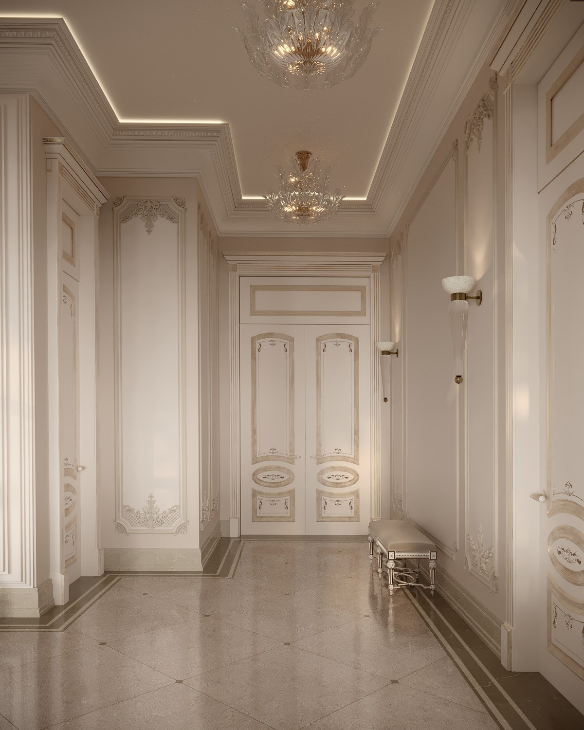 Классика 370 м². 3Д-Визуализация Наталья Макогонова