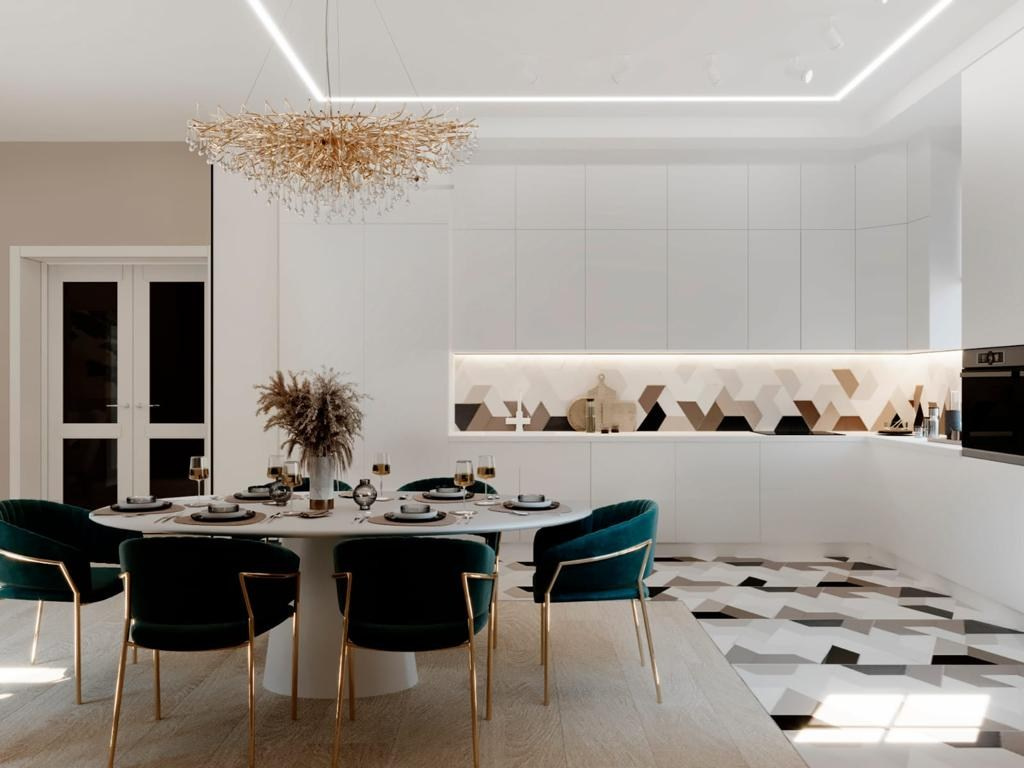 Неоклассика, дом 260 м. Анастасия Сиднева — дизайн интерьеров в Москве