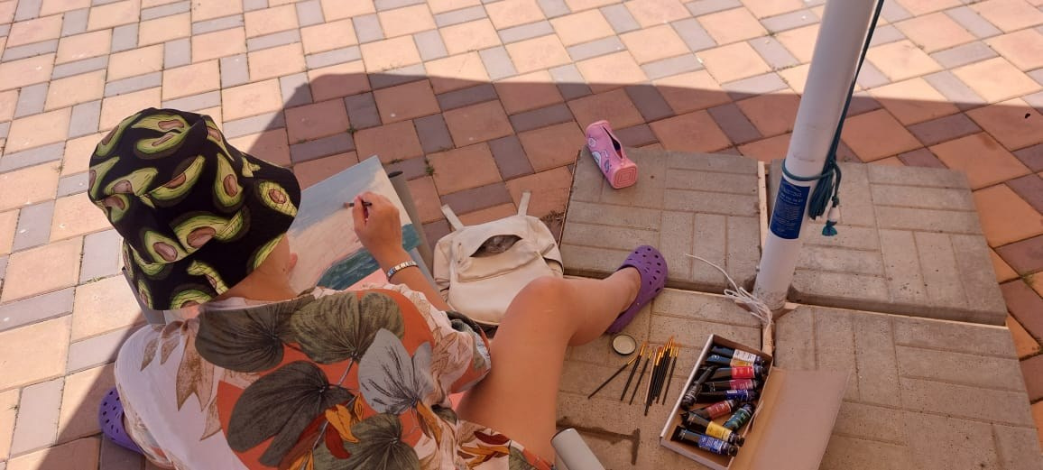 Отдых художника