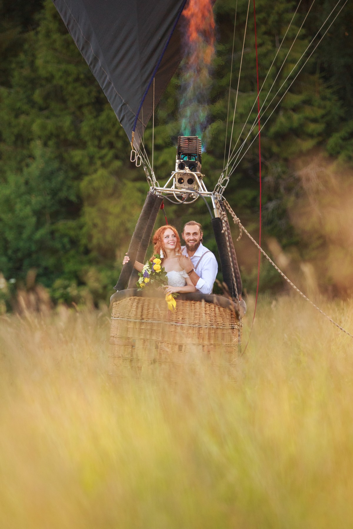 На большом воздушном шаре. Семейный и детский фотограф в Москве Мария Быкова