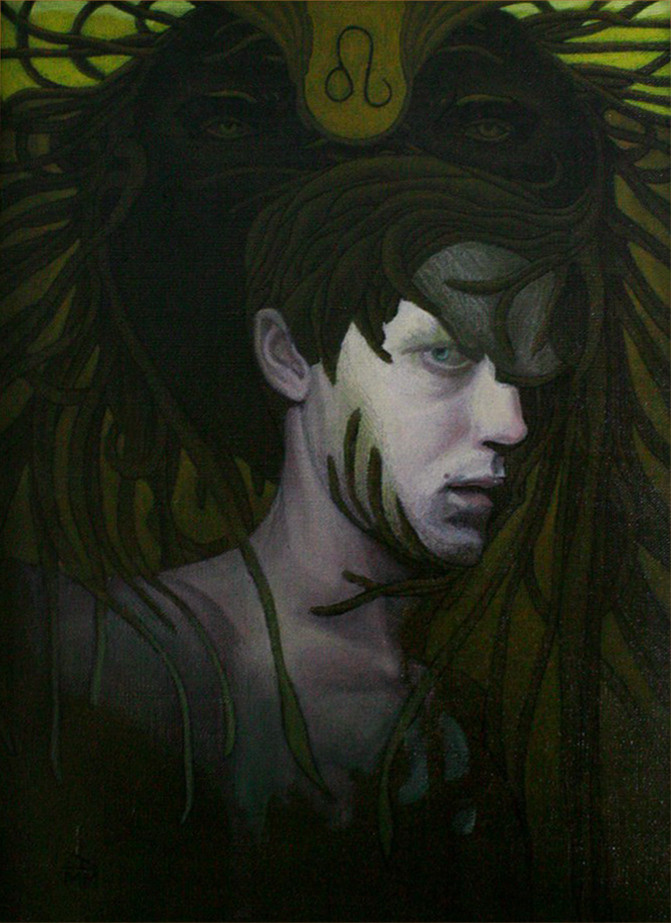 Чёрное Солнце 40х50 Х.М 2017г