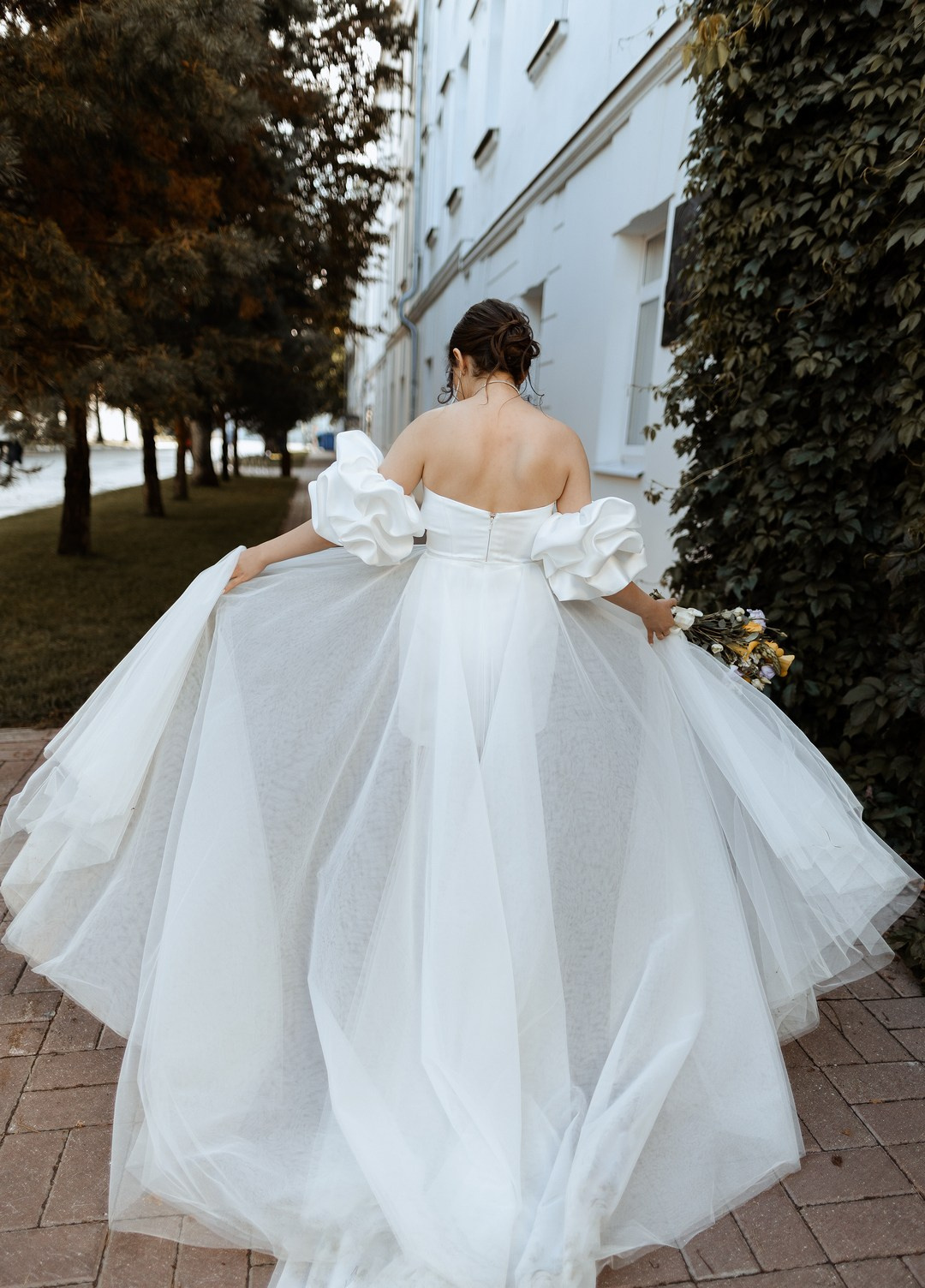  Романтичное свадебное фото с историей города